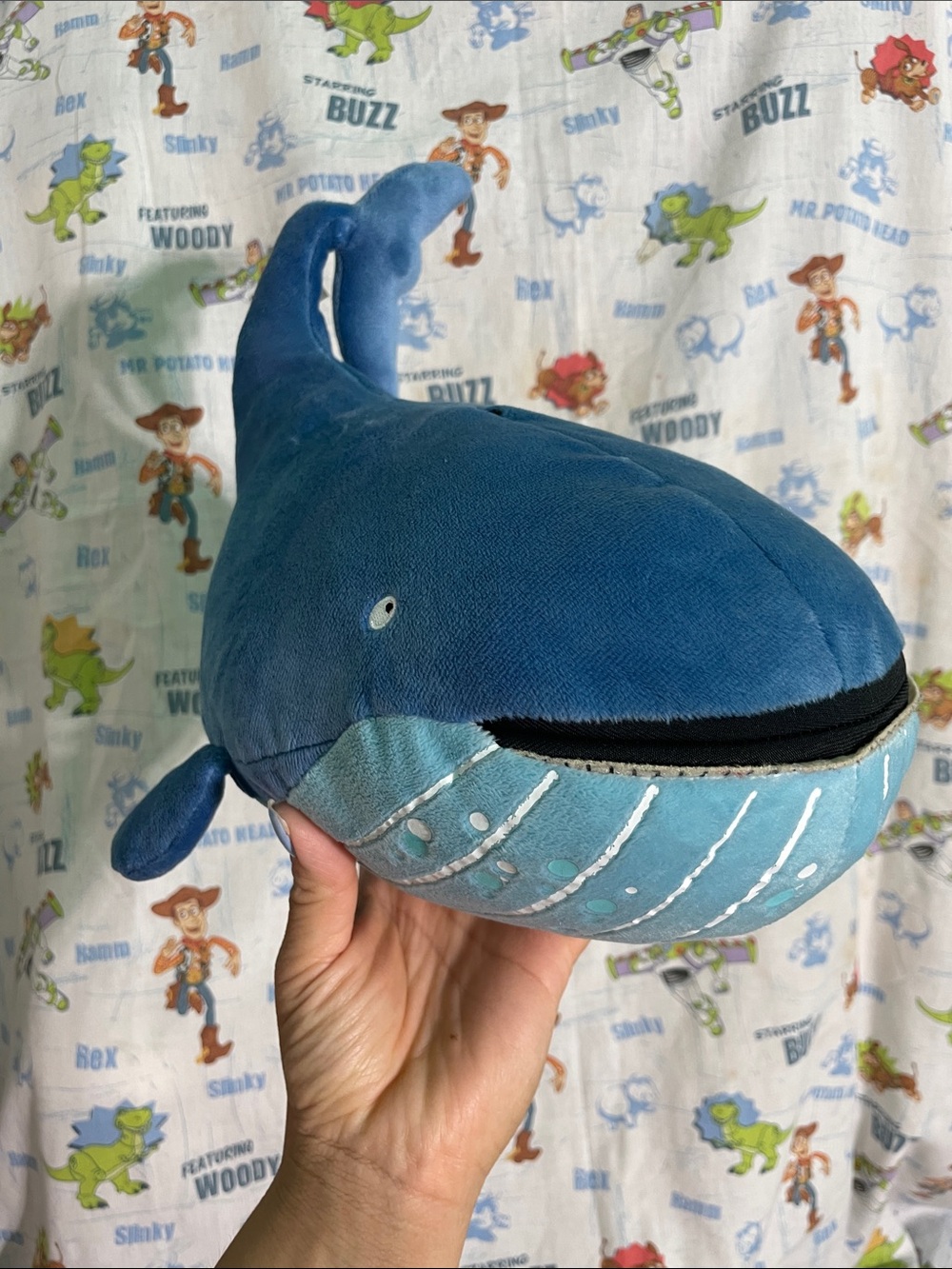 Kohls Cares Stuck 12" Long Blue Whale Tail Up Plush Stuffed Animal Toy